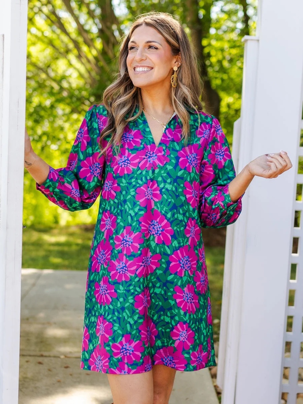 NWT CHARLIE WILDFLOWER DRESS | MICHELLE MCDOWELL XXL